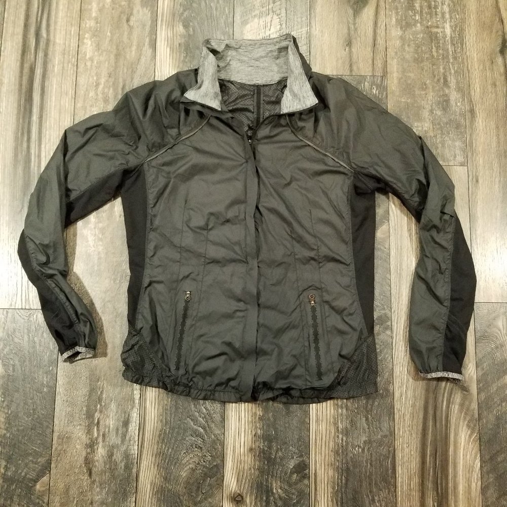 Lululemon Womens 12 Black Full Zip Mesh Jacket
